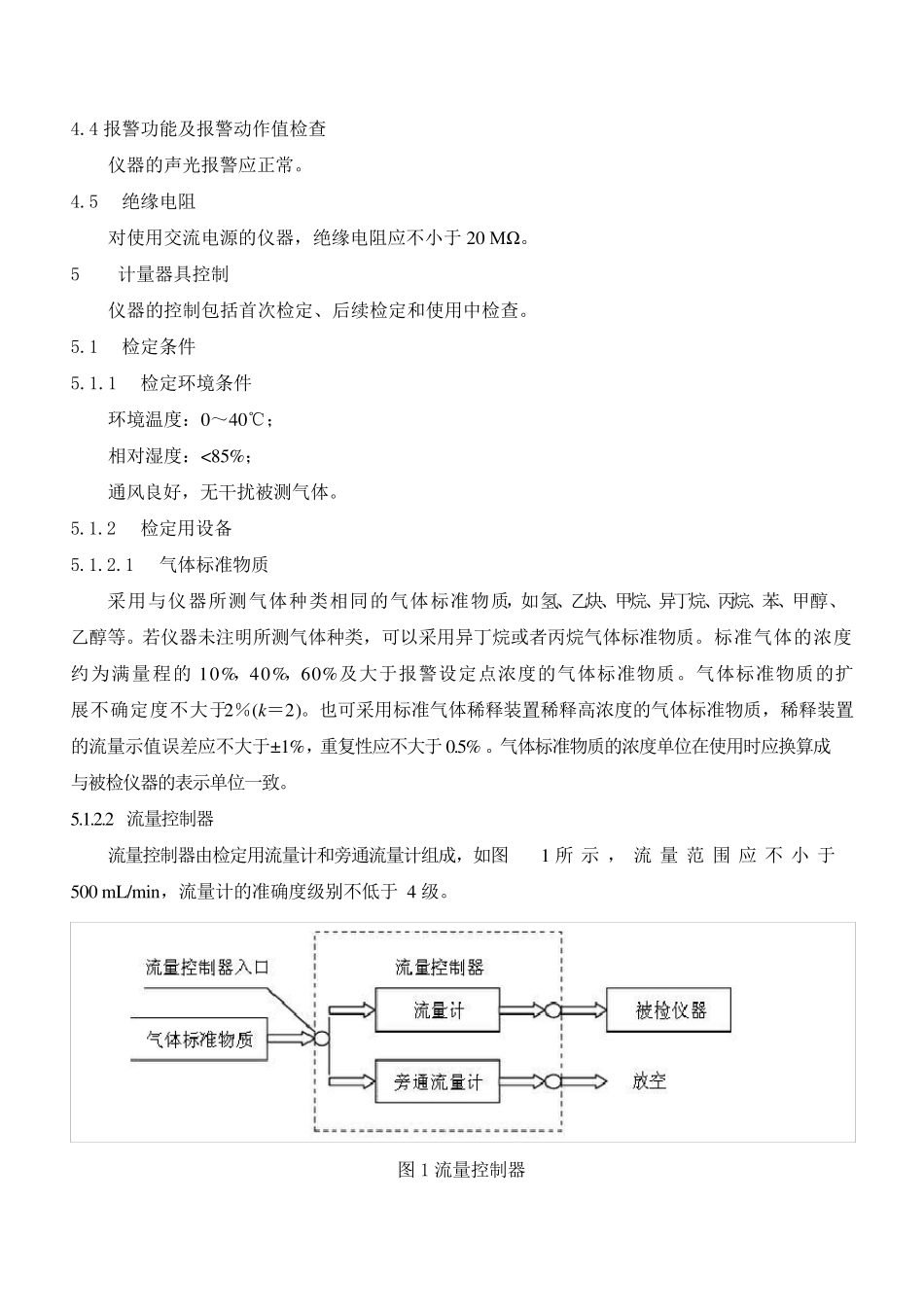 可燃气体检测报警器校验规程_第2页