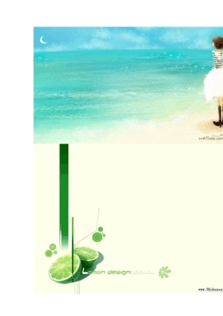 可爱的PPT背景图片