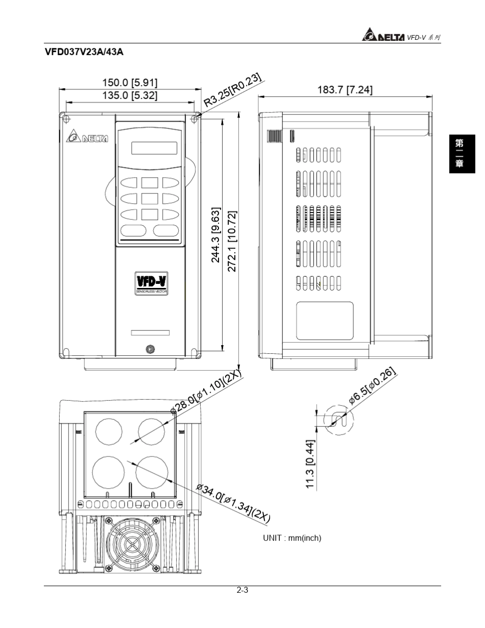 台达VFDV变频器说明书2_第3页