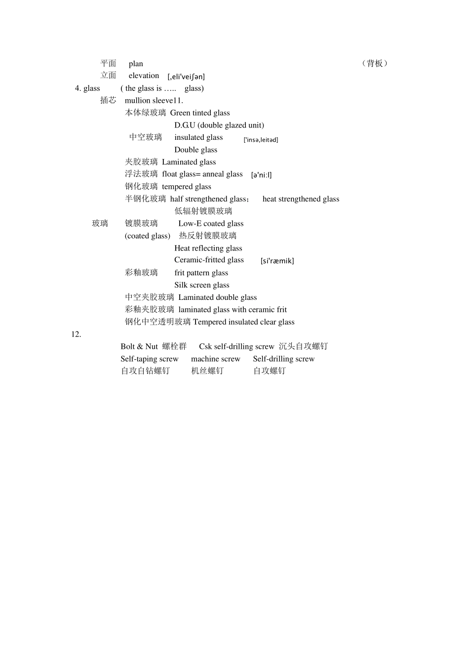 史上最全最强幕墙专业英语_第3页
