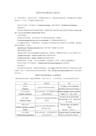 史上最全的西班牙语语法大全