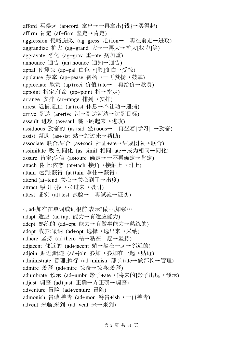 史上最全英语前缀大全_第2页