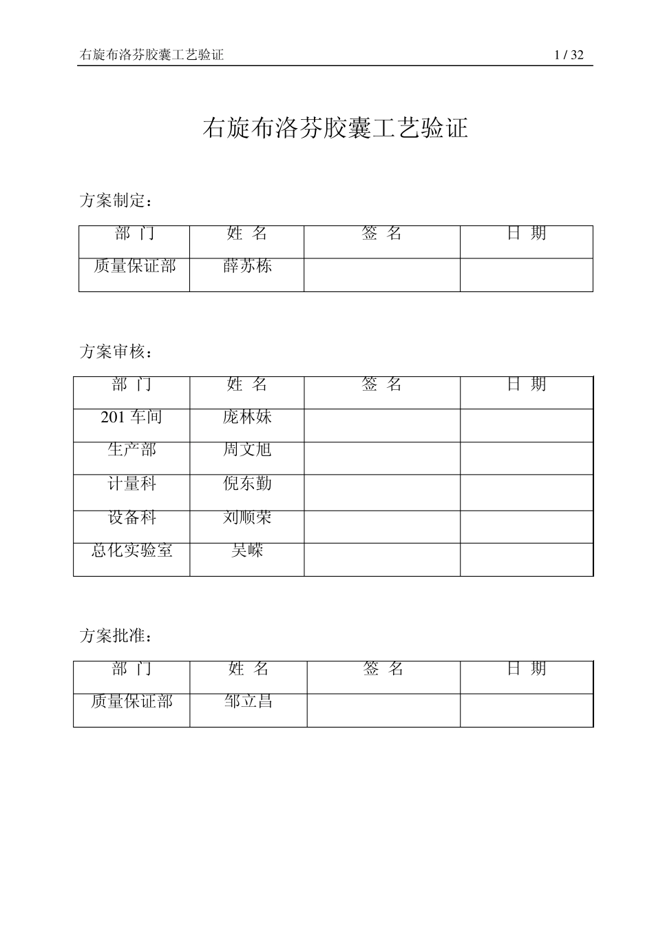 右旋布洛芬胶囊工艺验证_第1页