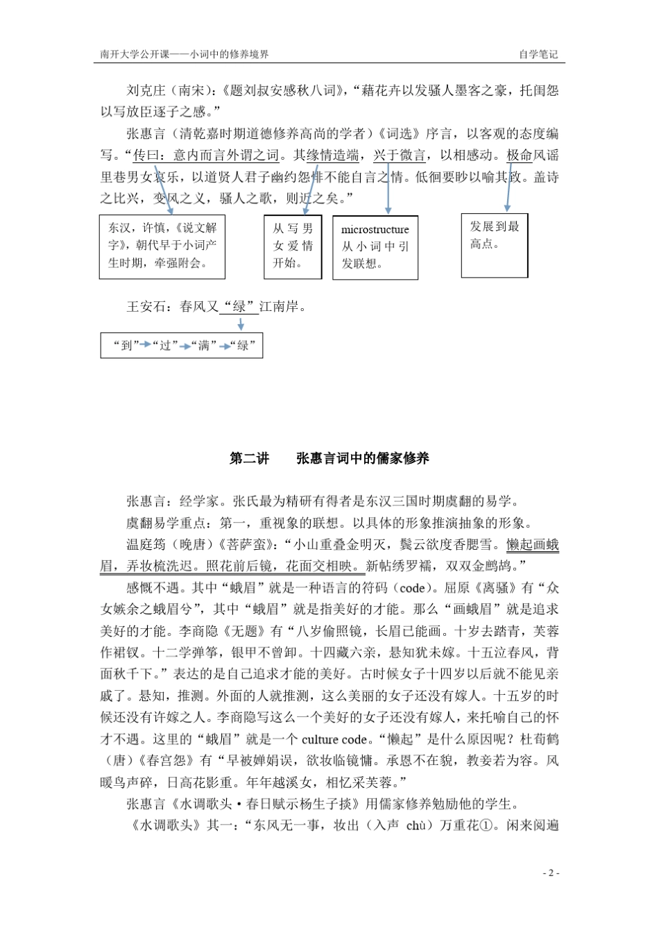 叶嘉莹教授：小词中的修养境界第一至三讲摘要与整理_第3页
