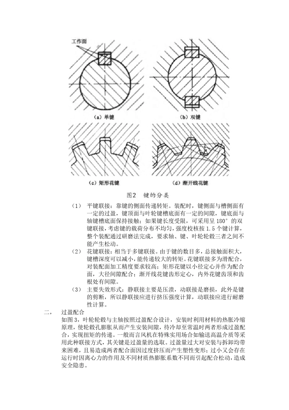 叶轮与轴的联接方式报告_第2页