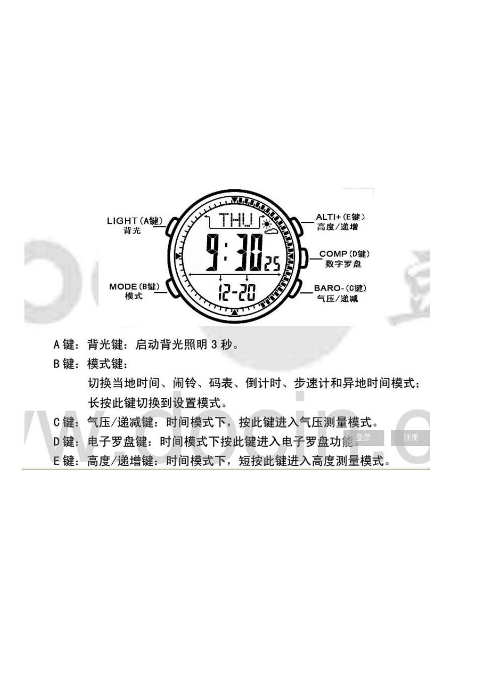 司博威登山表说明书_第3页