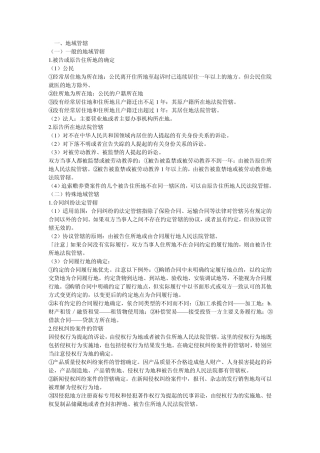 司法考试民事诉讼法高频考点总结