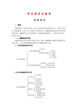司法鉴定颅脑损伤的鉴定