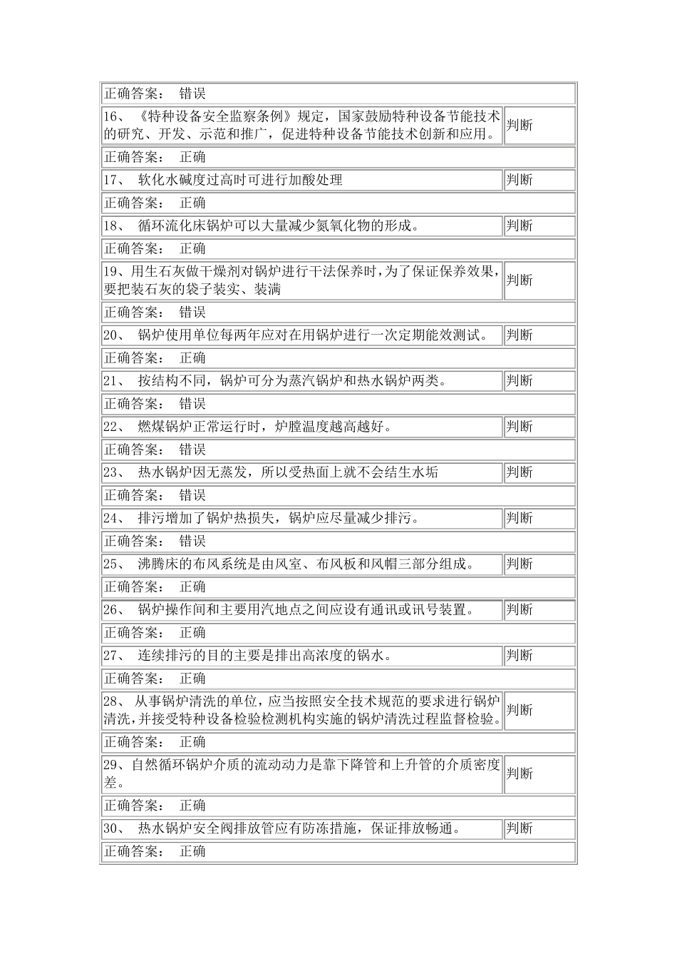 司炉工考试题录及答案_第2页