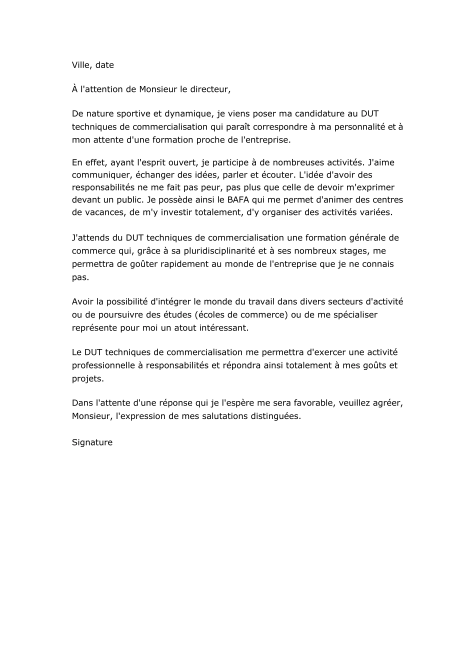 各专业法语动机求职信十封_第2页