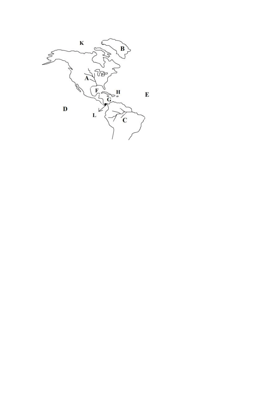 各个大洲的地图简图气候图矢量图_第1页