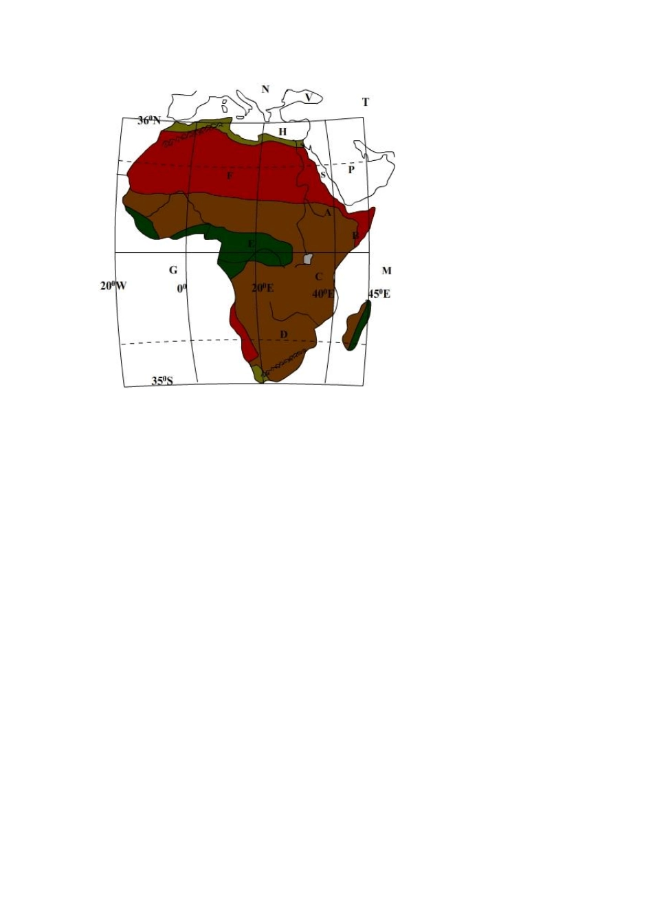 各个大洲的地图简图气候图矢量图_第3页