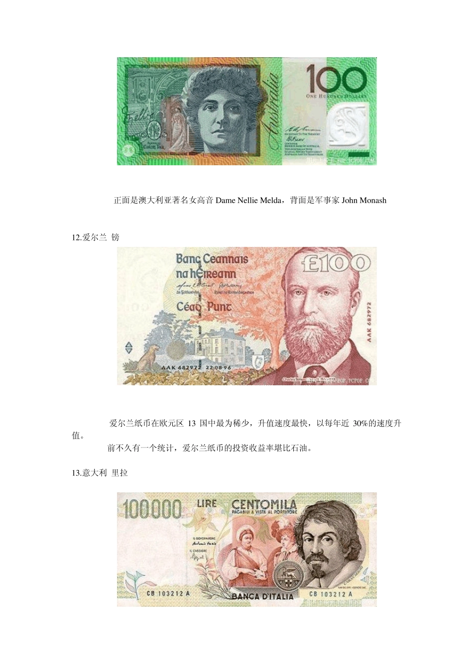 各国纸币图片+图解+演变_第3页