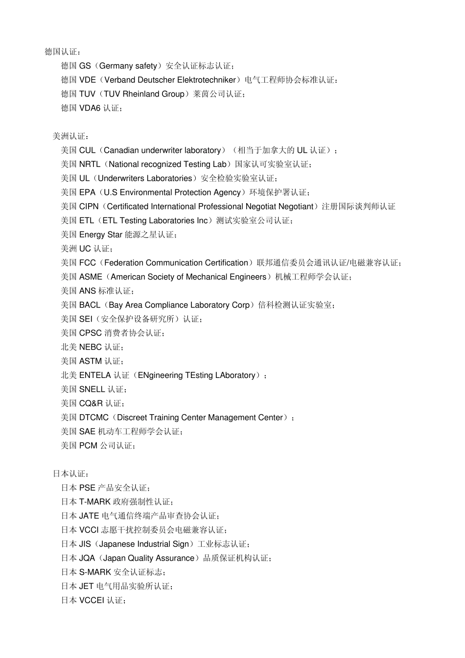 各国认证图标_第1页