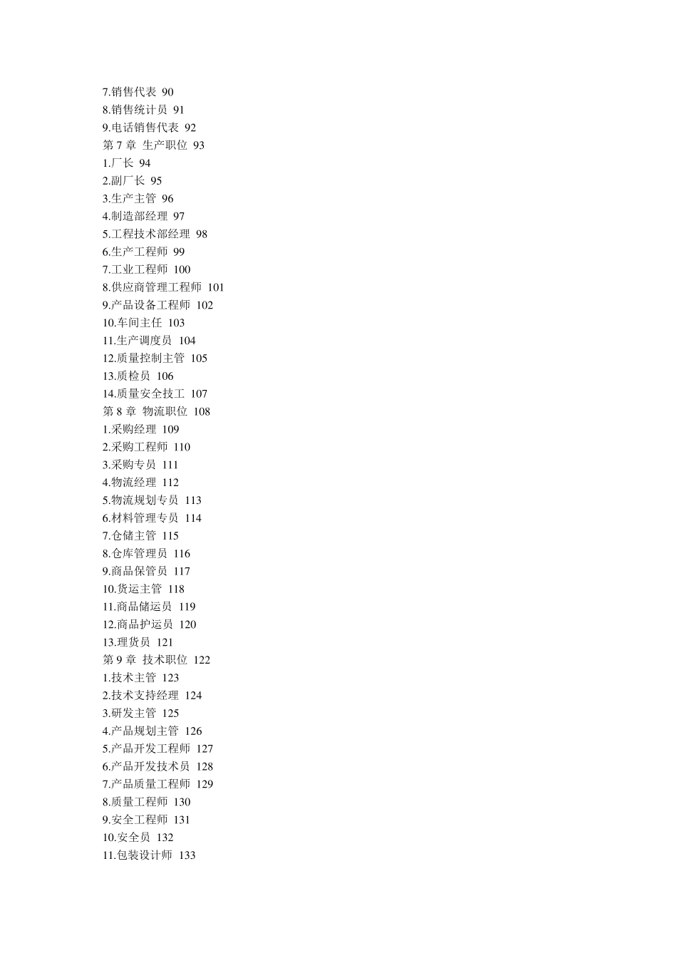 各岗位职责说明书范本_第3页