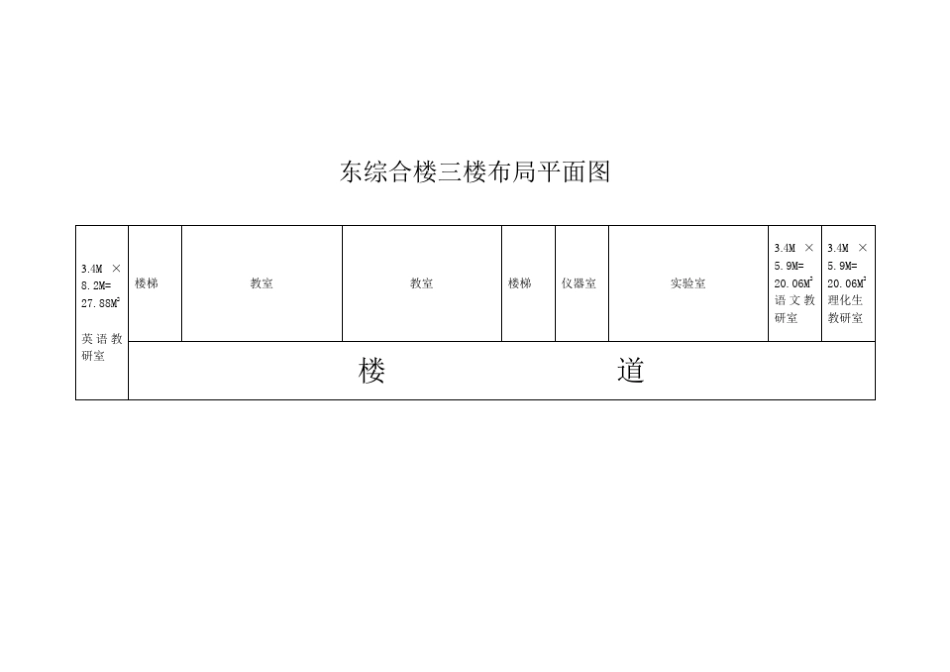 各教学楼布局平面图_第3页