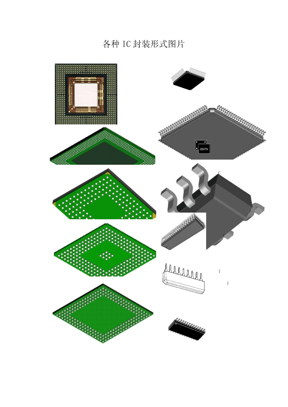 各种IC封装形式图片_第1页