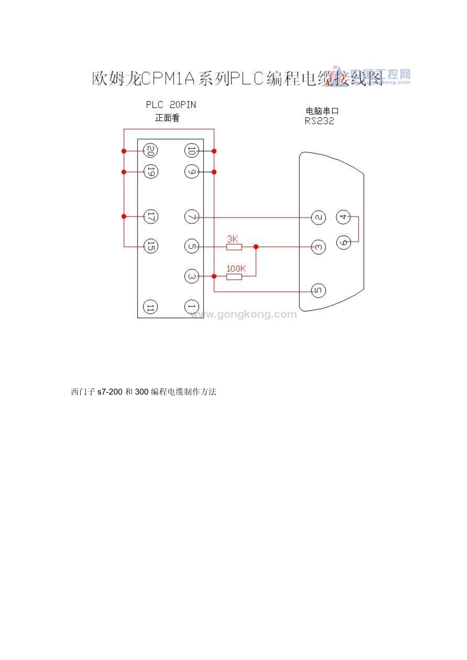 各种PLC数据线自制图_第2页