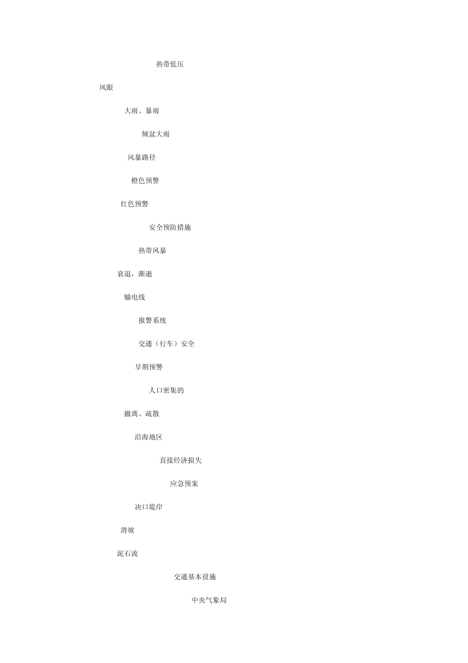 各种分类的英语词汇大全_第3页