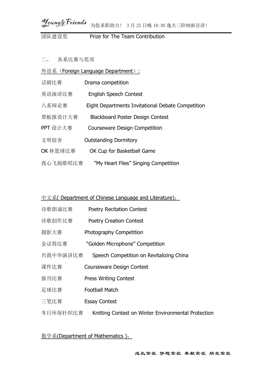 各种奖励的英文翻译_第2页
