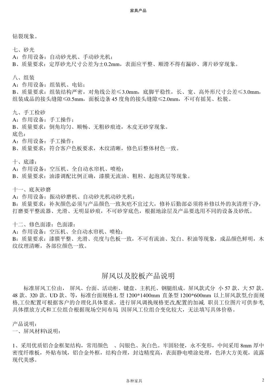 各种家具产品的说明_第2页