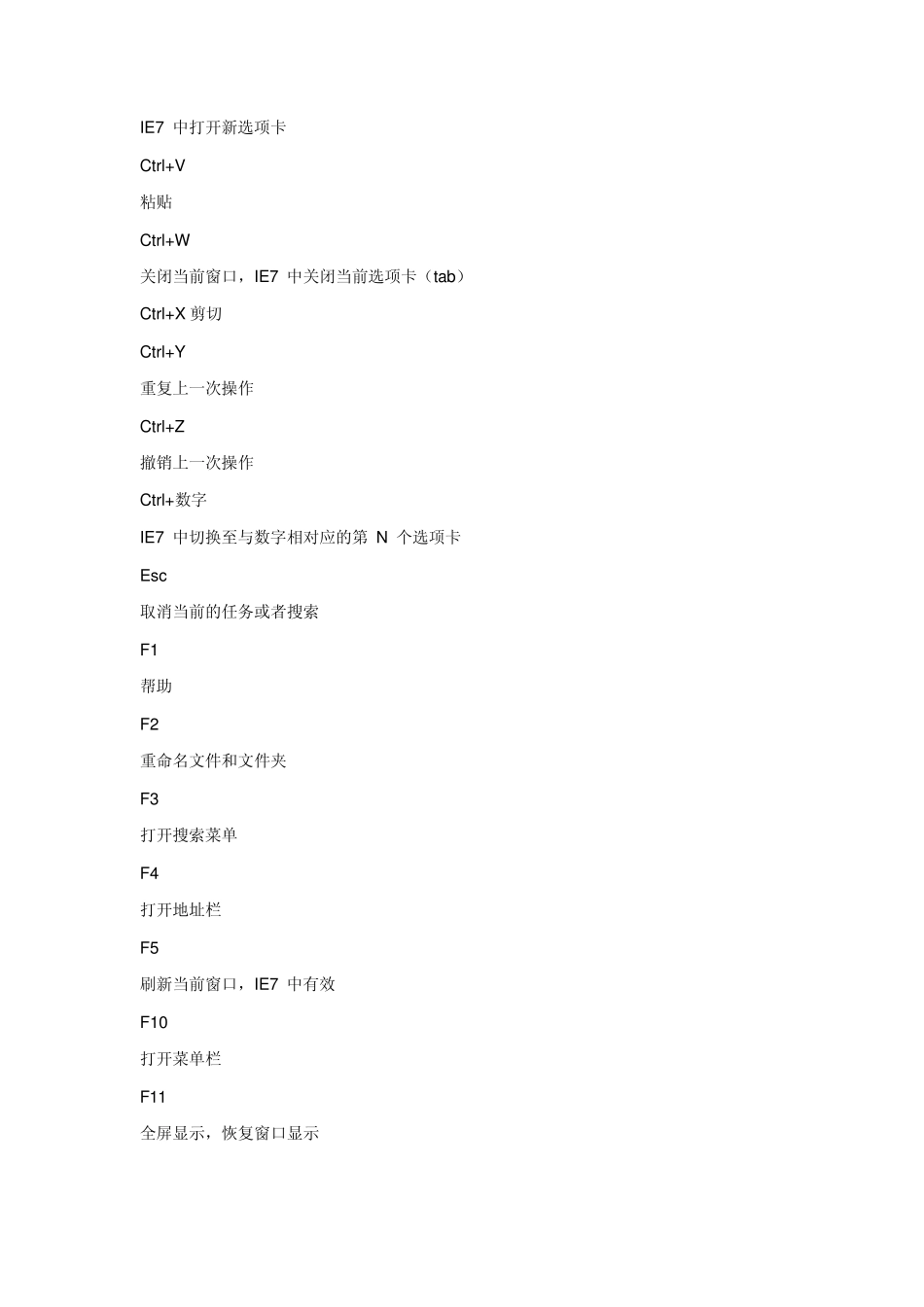 各种快捷键应用大全_第2页