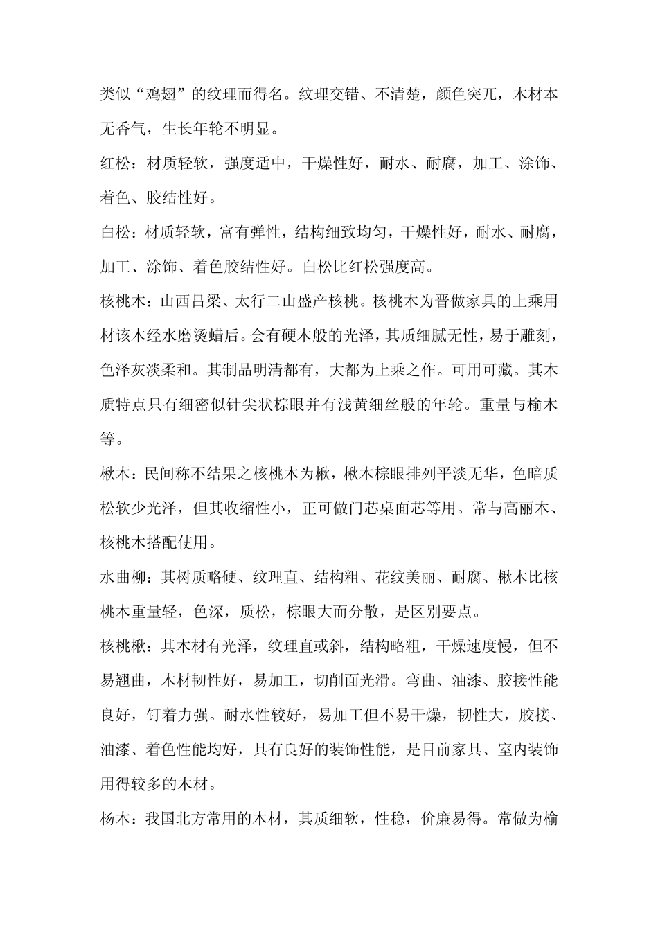 各种木头用途资料_第2页