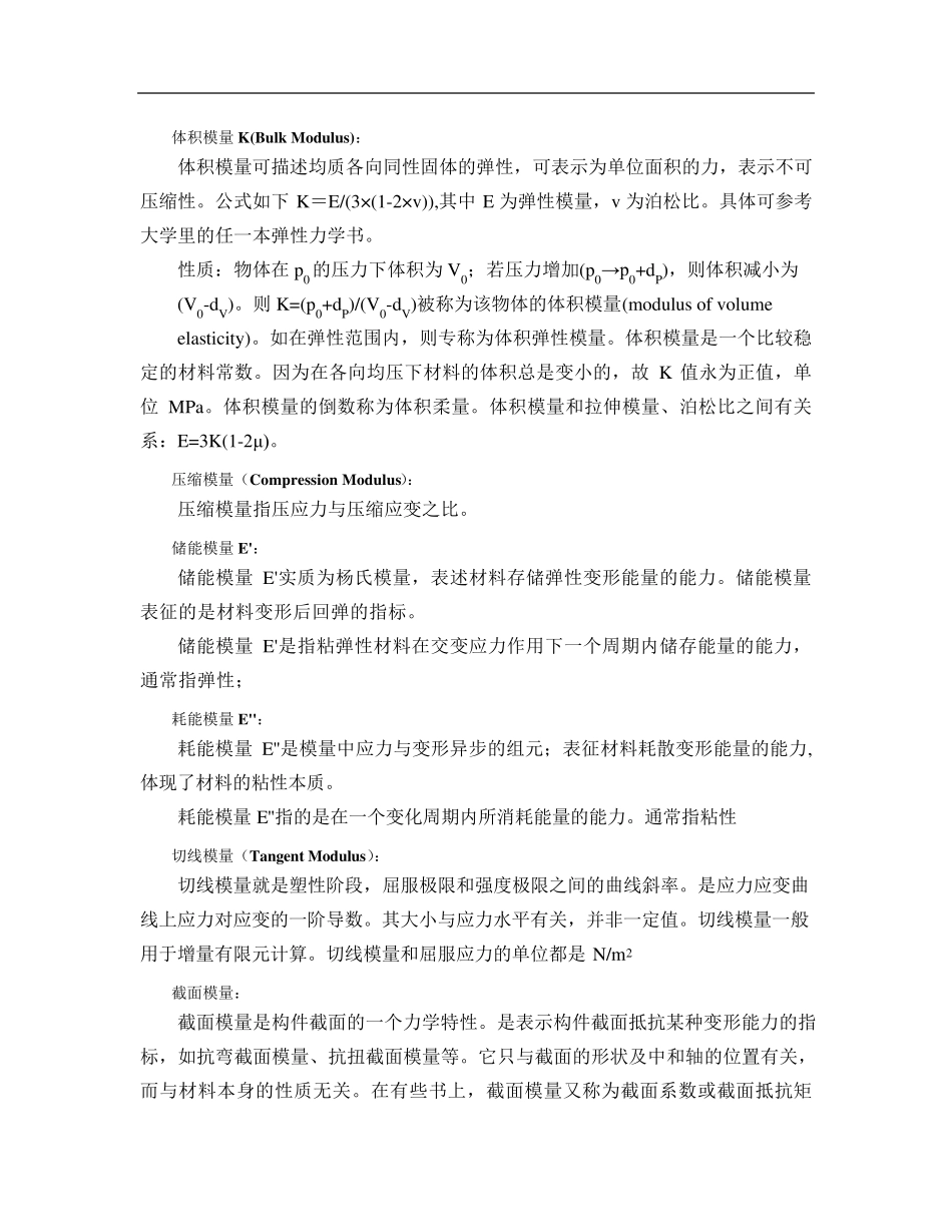 各种模量的关系及定义_第2页