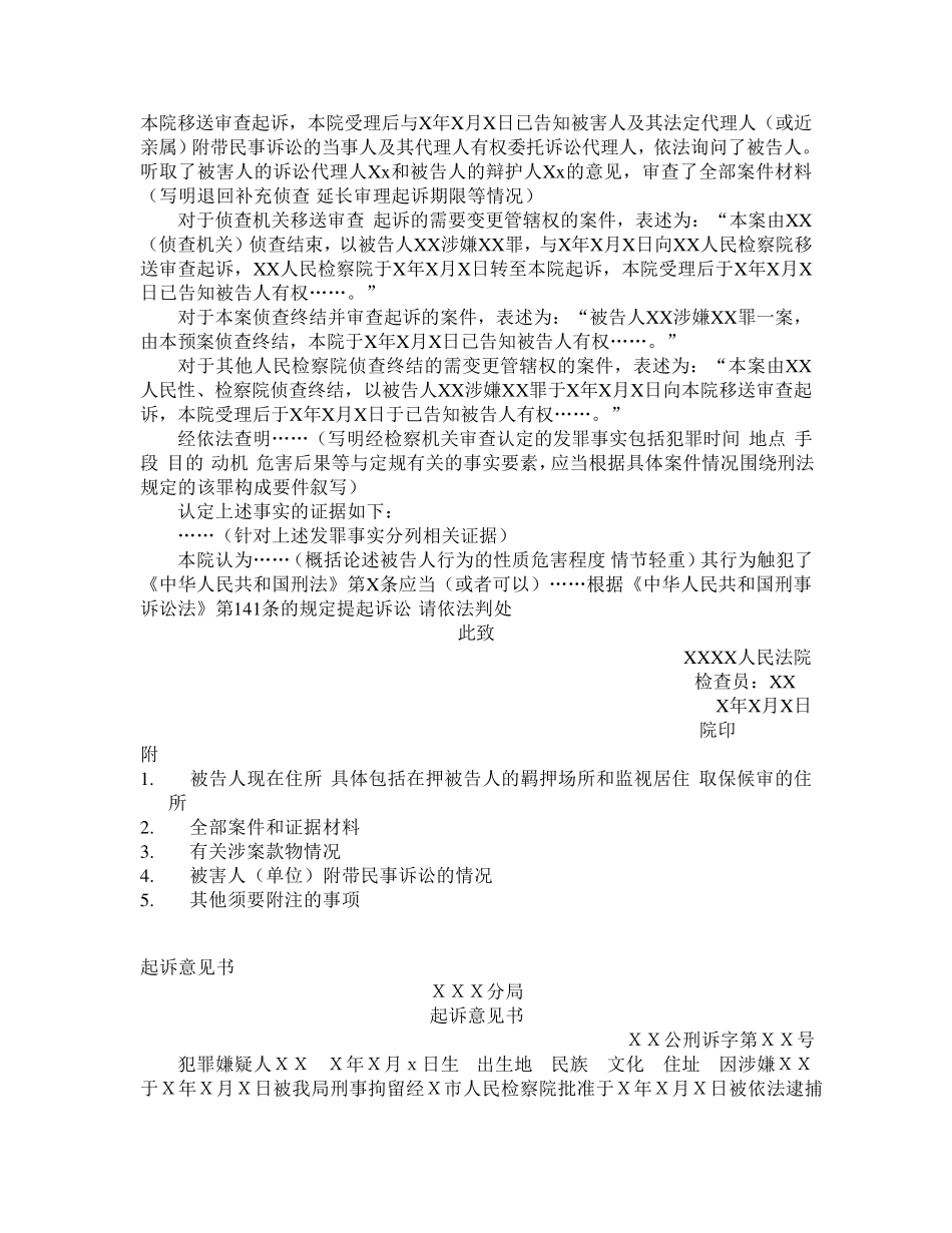 各种法律文书格式_第2页