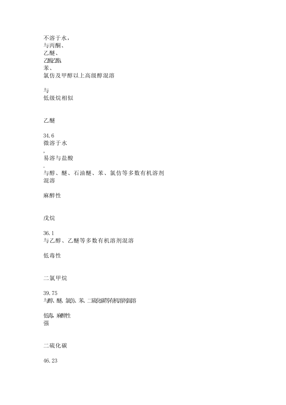 各种液体的沸点_第2页