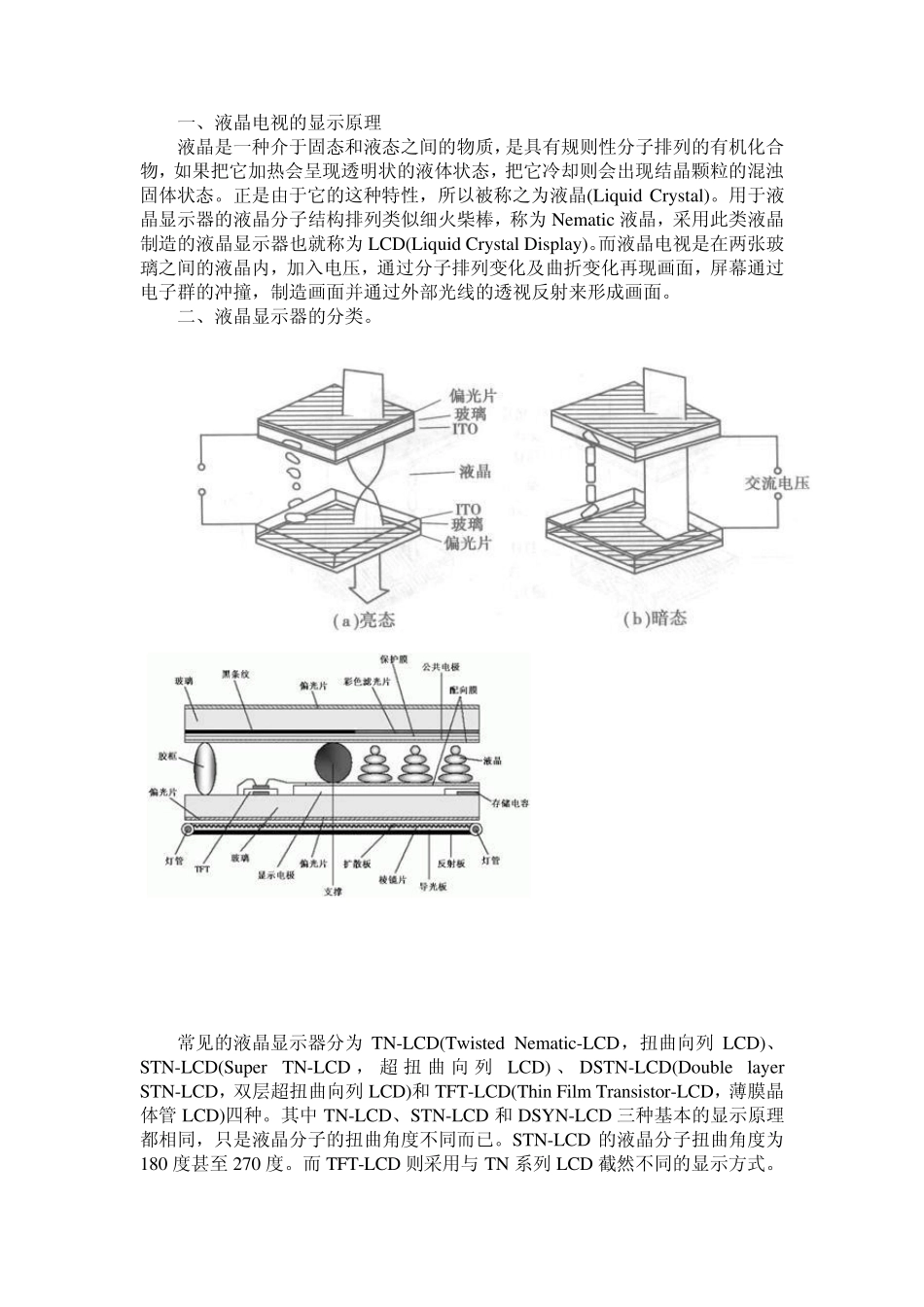 各种液晶显示器介绍_第1页