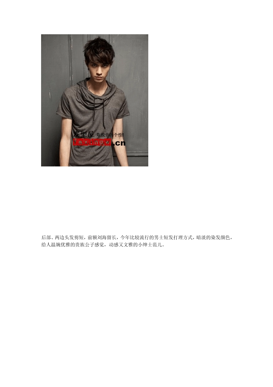 各种男生夏天帅气短发发型_第3页