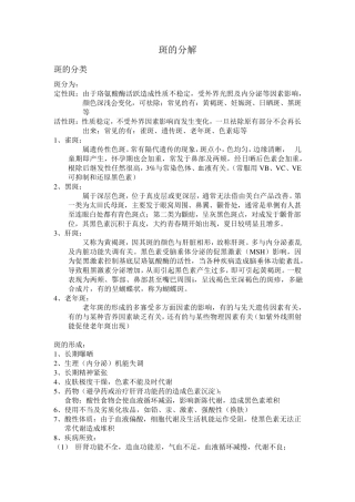 各种皮肤诊断、