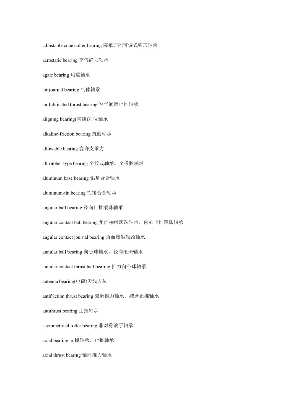 各种轴承英文翻译_第2页