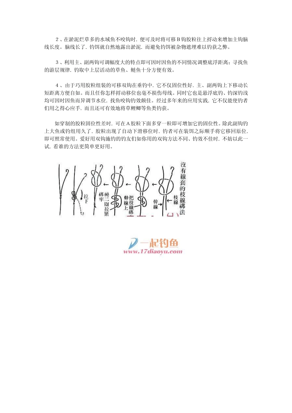 各种鱼线鱼钩绑法与接线法_第3页