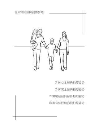 各类常用拍照姿势大全