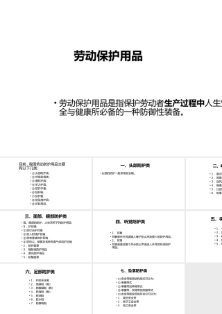 新员工入职安全培训通用安全知识：劳动保护用品-3