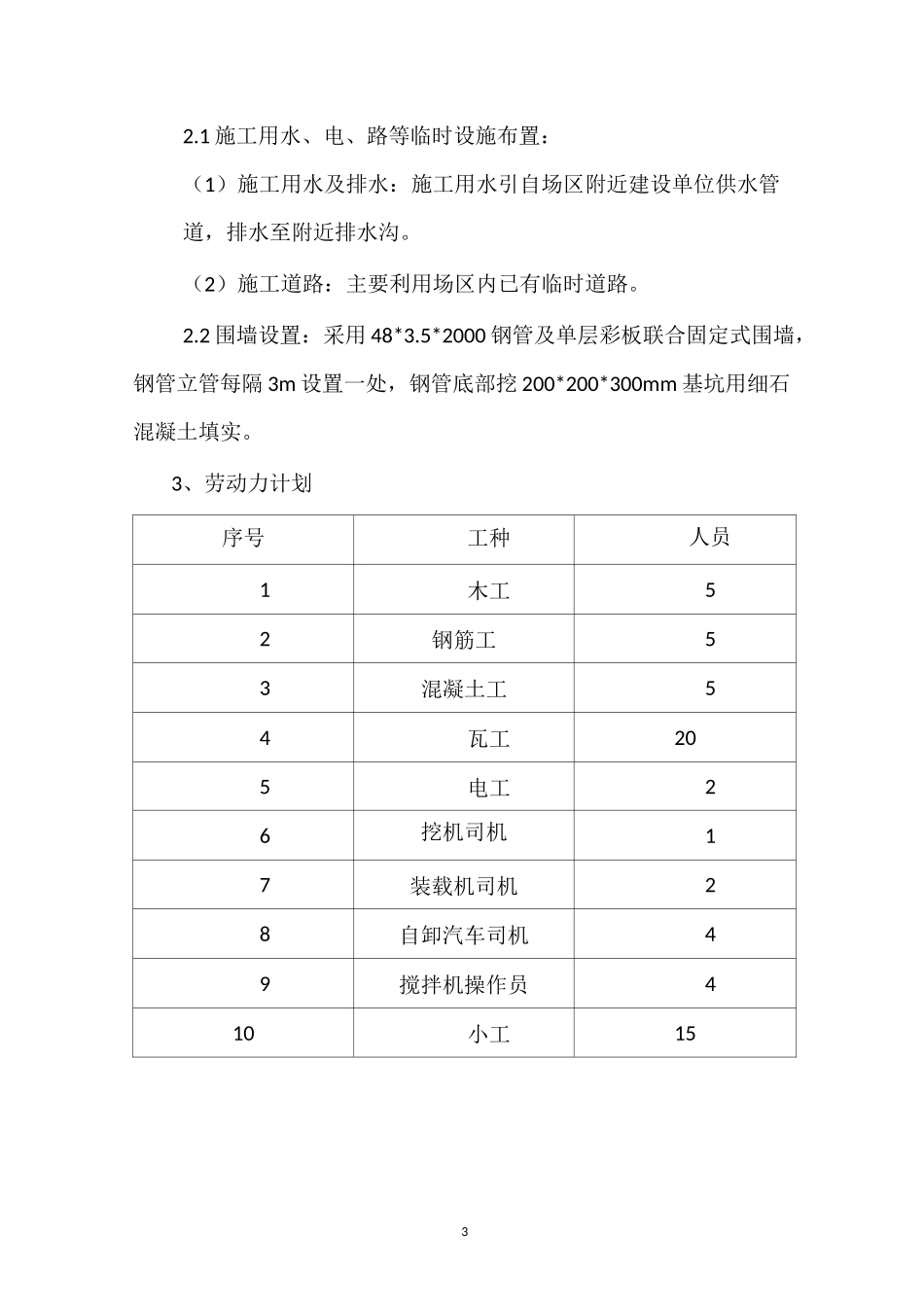 工业场地道路及排水沟构筑物_第3页