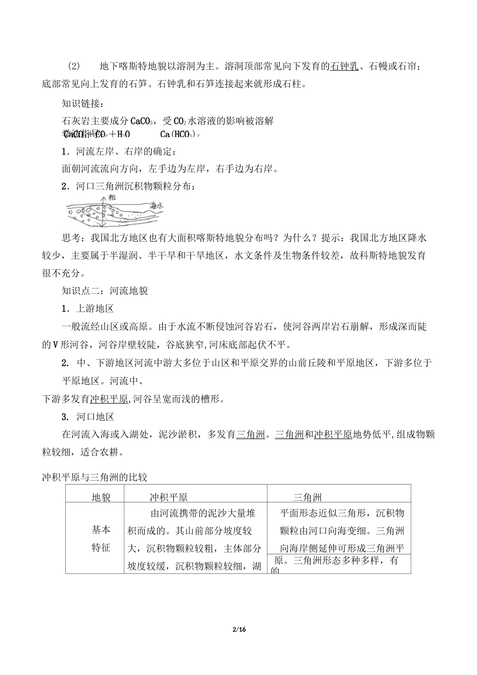 高中必修一地理《常见地貌类型》教案_第2页
