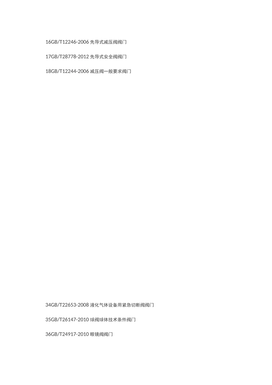 全国阀门行业标准大全_第2页