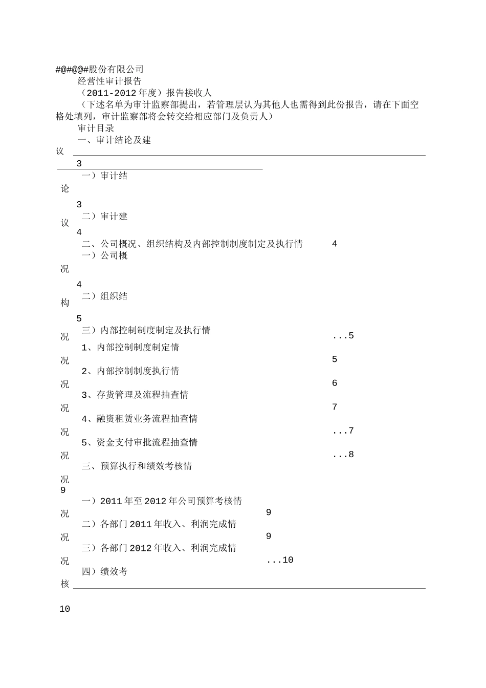 销售收入审计报告_第1页