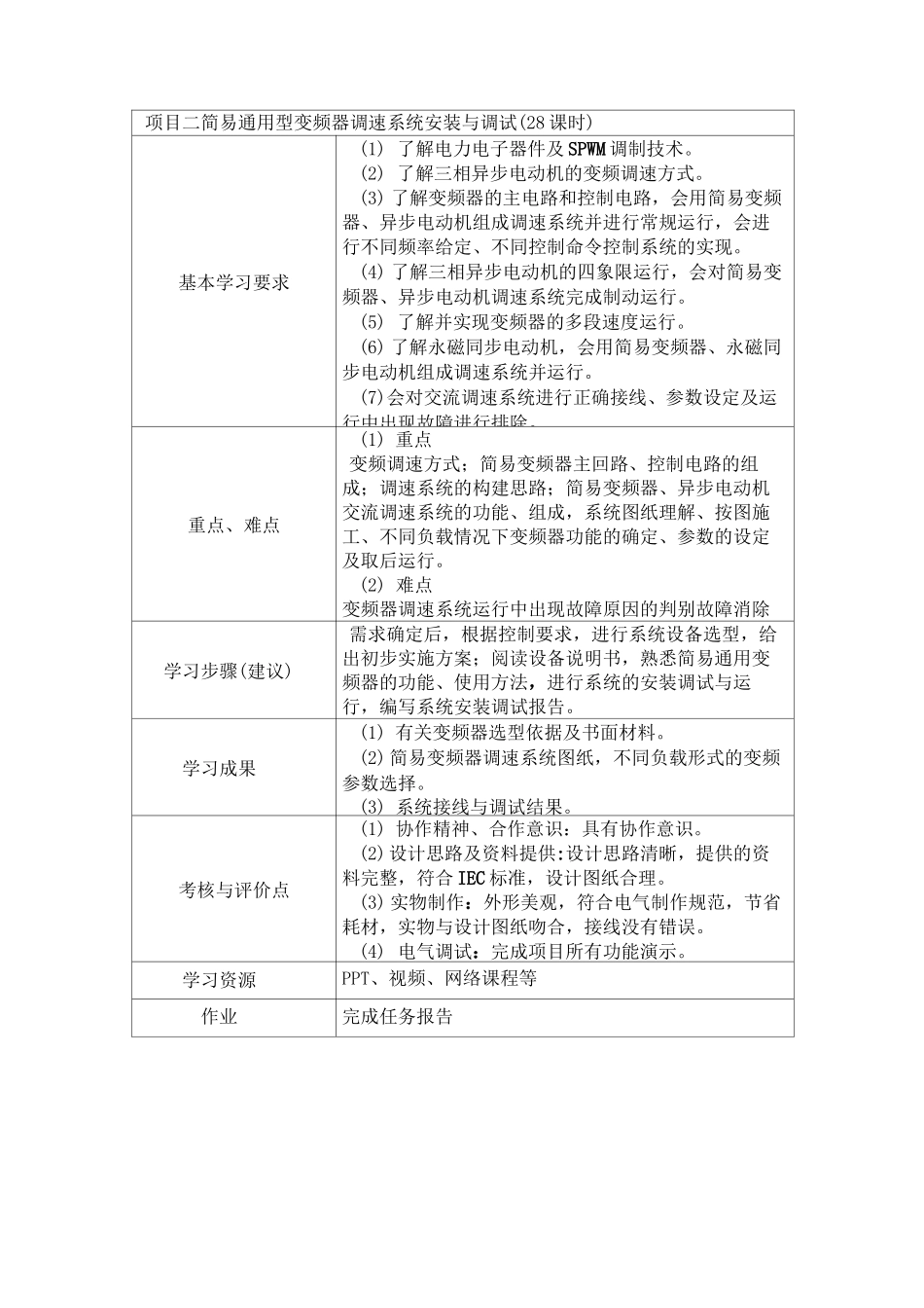 运动控制系统安装调试与运行   学习指南_第3页