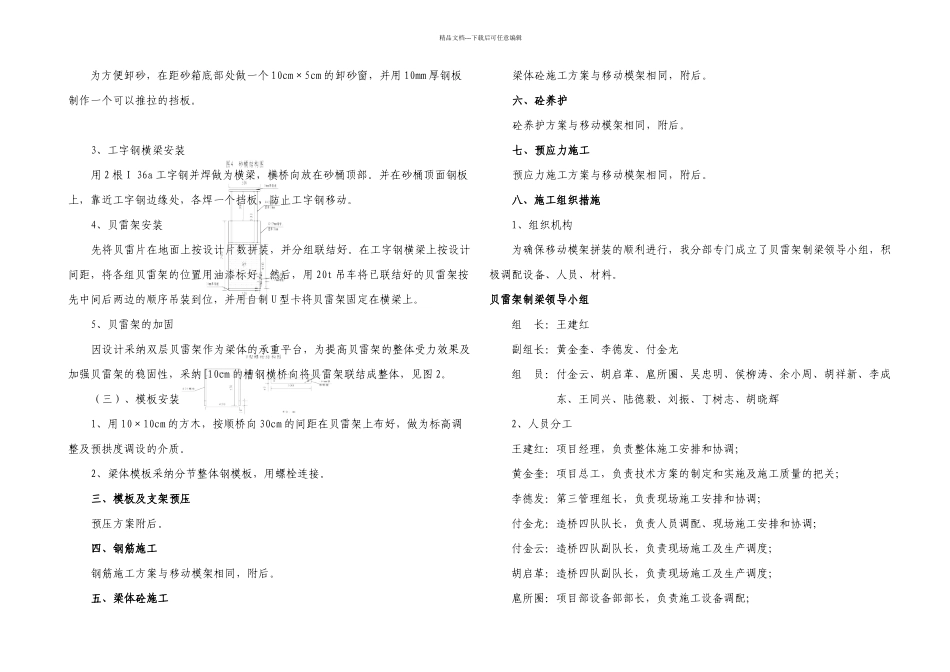 m简支箱梁贝雷支架现浇施工方案_第2页