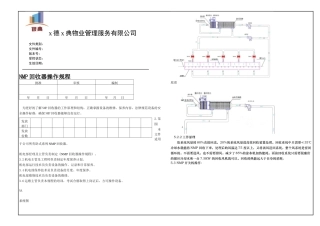 NMP回收器操作规程