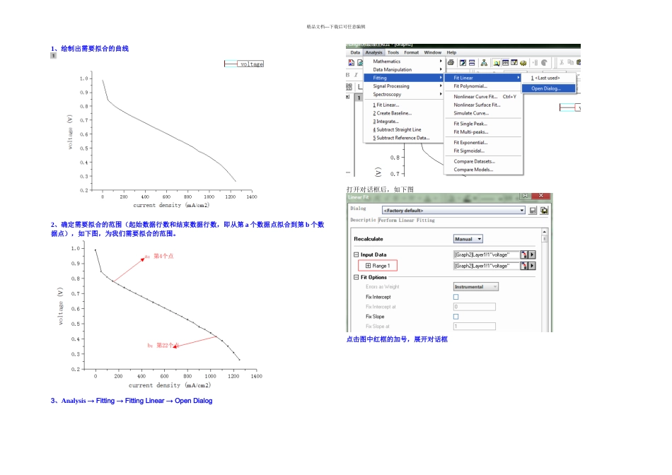 Origin分段线性拟合_第1页