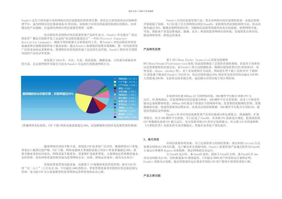 PanaBit流控功能简介_第1页