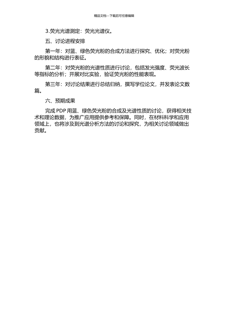 PDP用蓝、绿色荧光粉的合成及光谱性质的开题报告_第2页