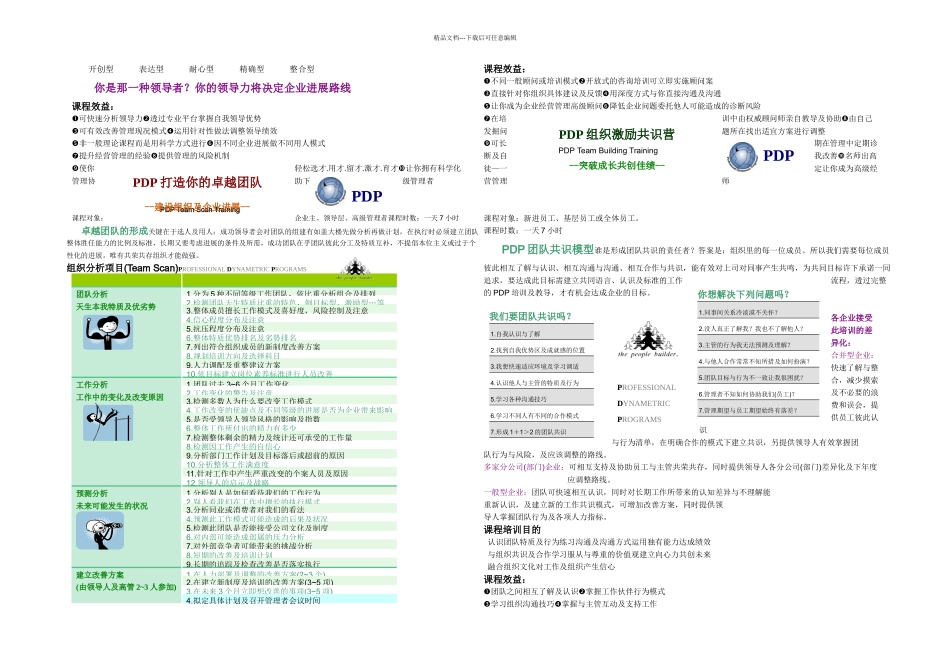 PDP管理学院培训课程_第2页