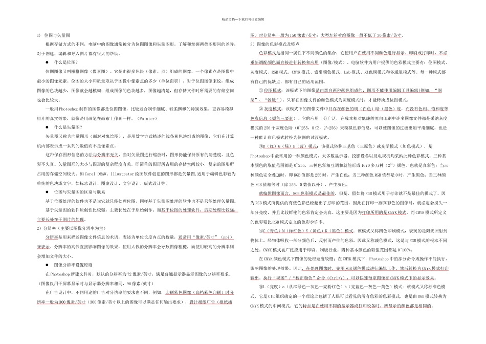 Photoshop图像处理基础知识_第1页