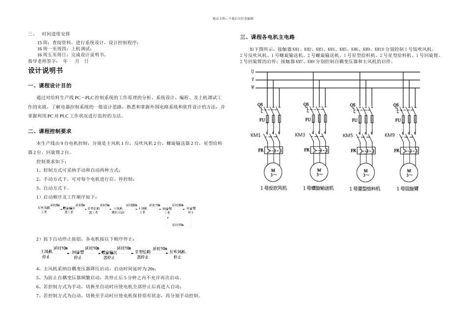 PLC课程设计—除尘生产线_第2页